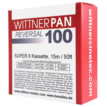 WittnerPan Reversal 100 Super 8 SW-Umkehrfilm