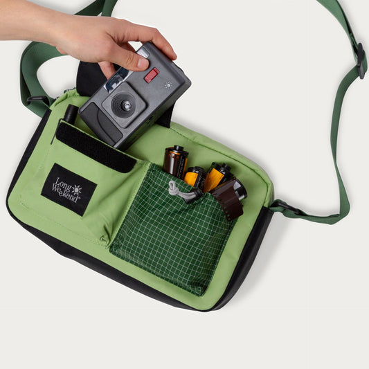 Long Weekend Santa Fe Schultertasche 3L Moos