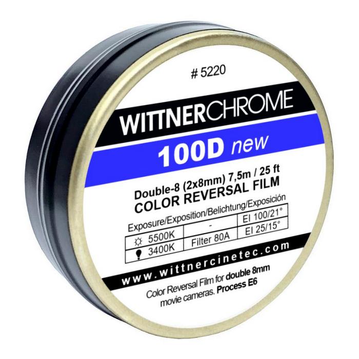 Wittnerchrome 100d color reversal film double-8