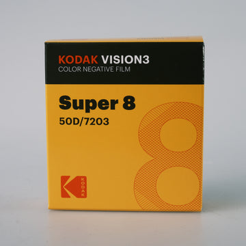 Kodak Vision3 50D 7203 Super 8 Color Negativ Film