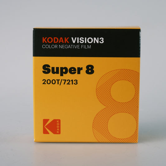 Kodak Vision3 200T 7213 Super 8 Color Negativ Film