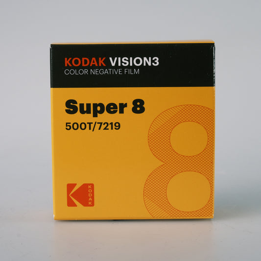 Kodak Vision3 500T 7219 Super 8 Color Negativ Film