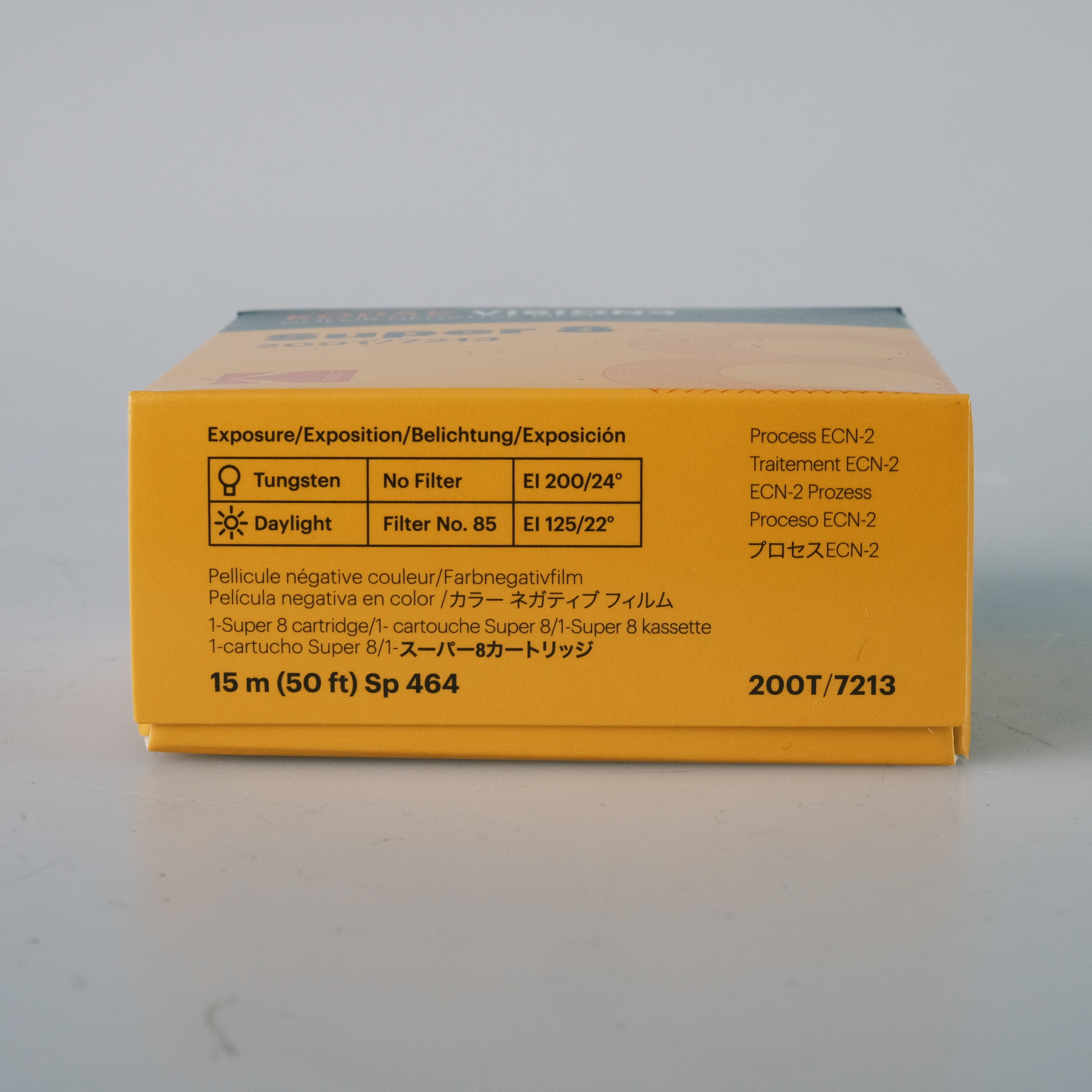 Kodak Vision3 200T 7213 Super 8 Color Negativ Film