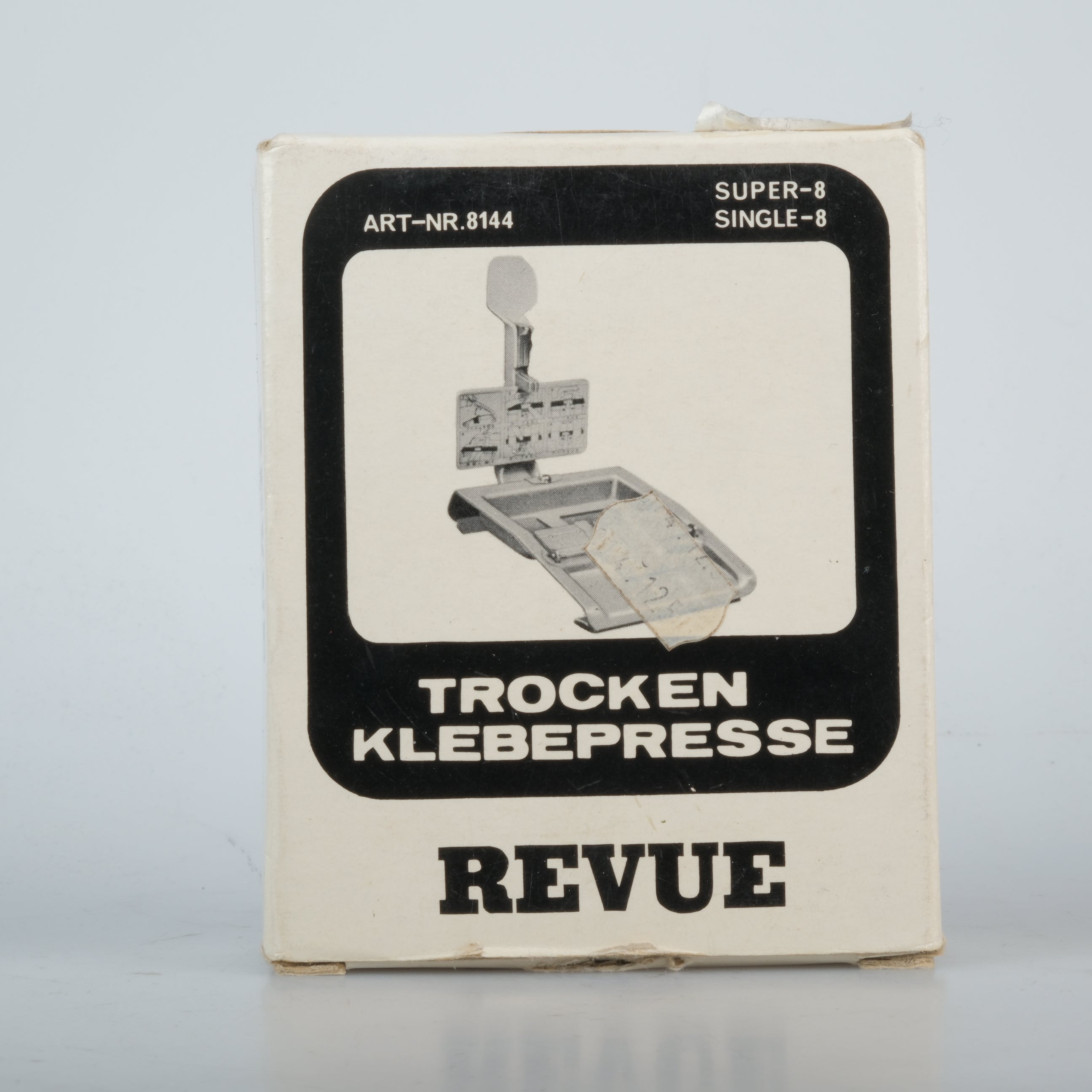 Revue Trockenklebepresse