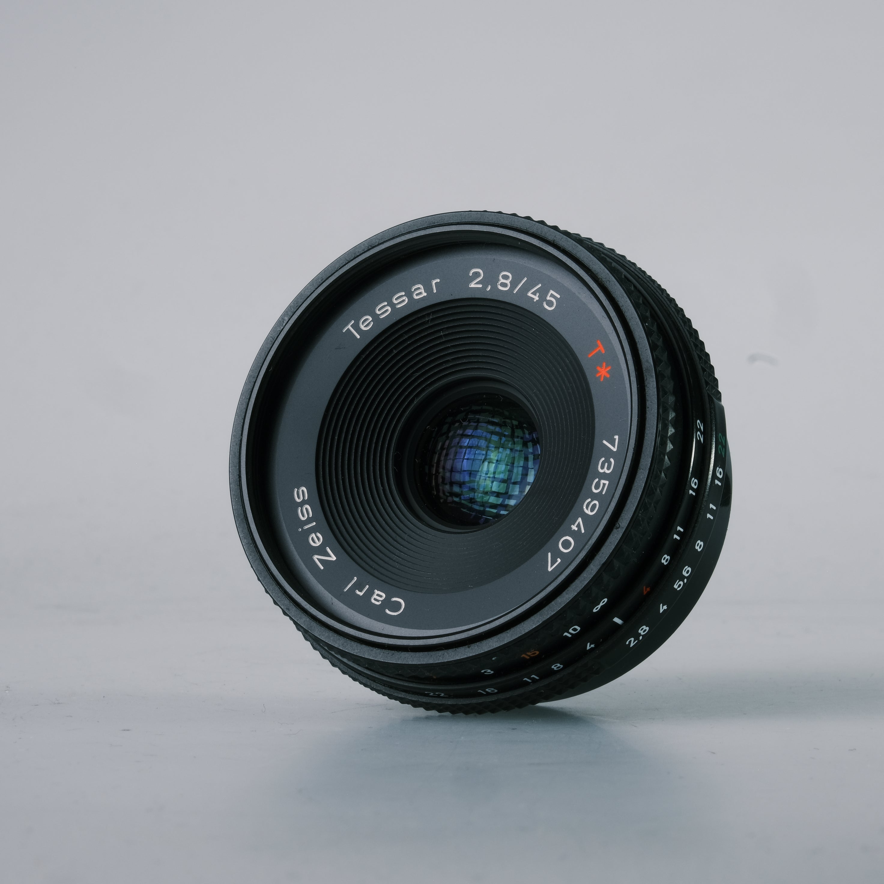 極美品 CONTAX Tessar T* 45mm F2.8 100 Jahre Carl Zeiss Tessar T* 45mm F/2.8 
