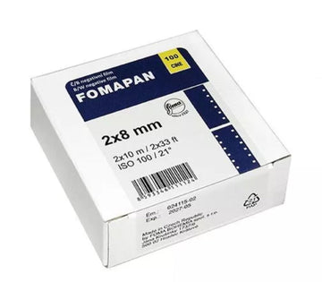 Fomapan Cine 100 2x8 10m S/W Negativ Doppel-8