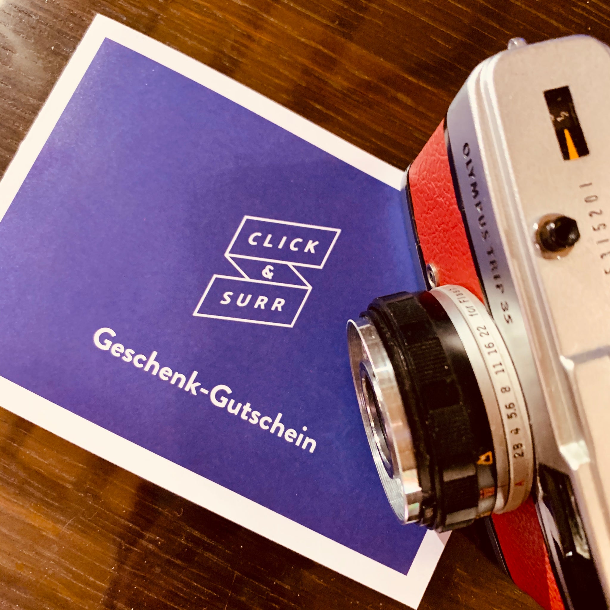 Geschenk-Gutschein 100 Euro für Kameras