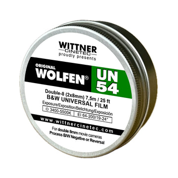 Wolfen UN54 Doppel-8 Schwarzweißfilm