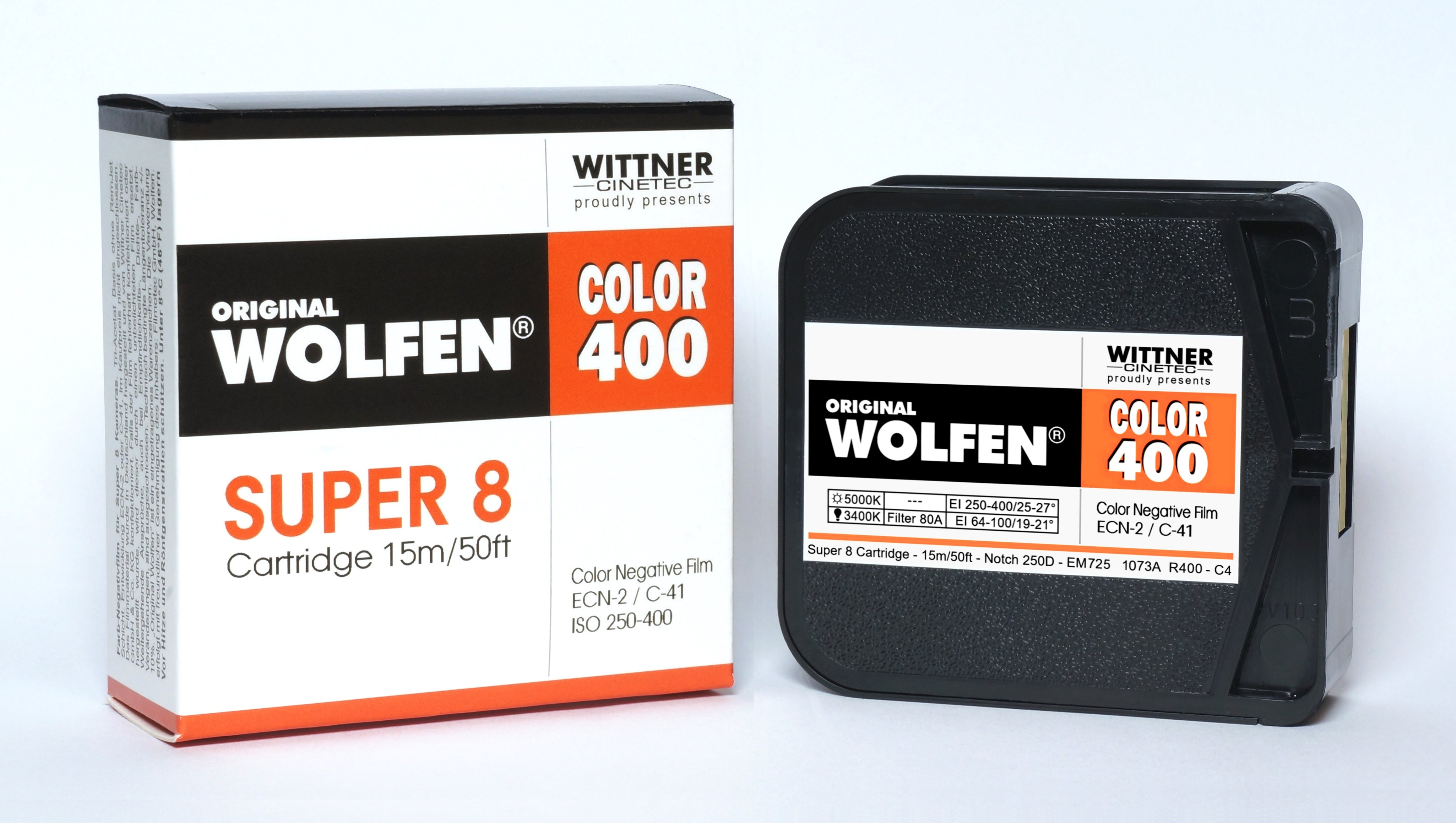 Wolfen Color 400 Super 8 Farbnegativfilm