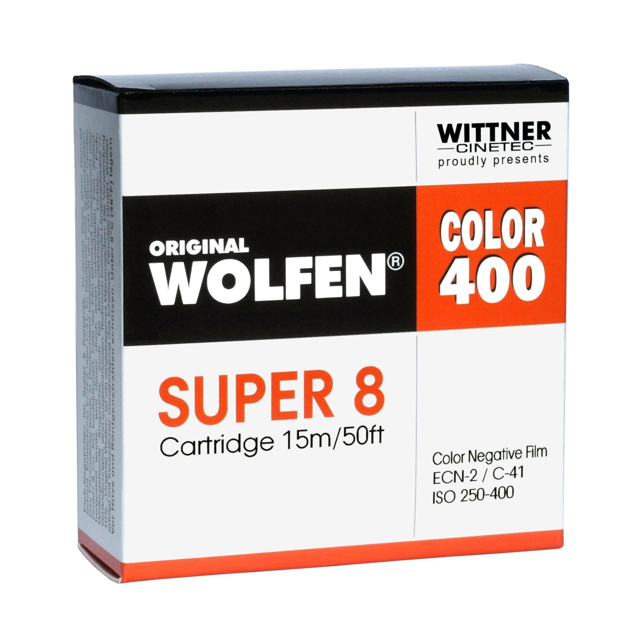 Wolfen Color 400 Super 8 Farbnegativfilm