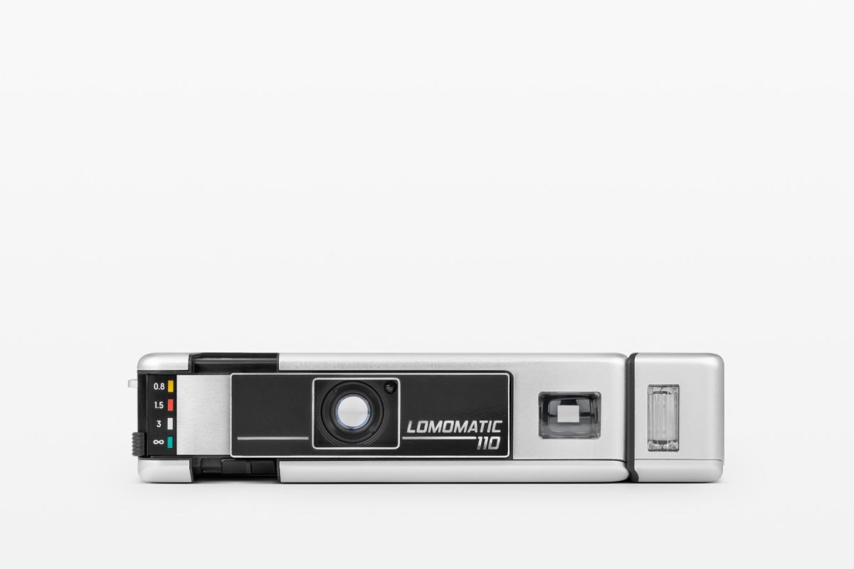 Lomomatic 110 camera & flash metal 