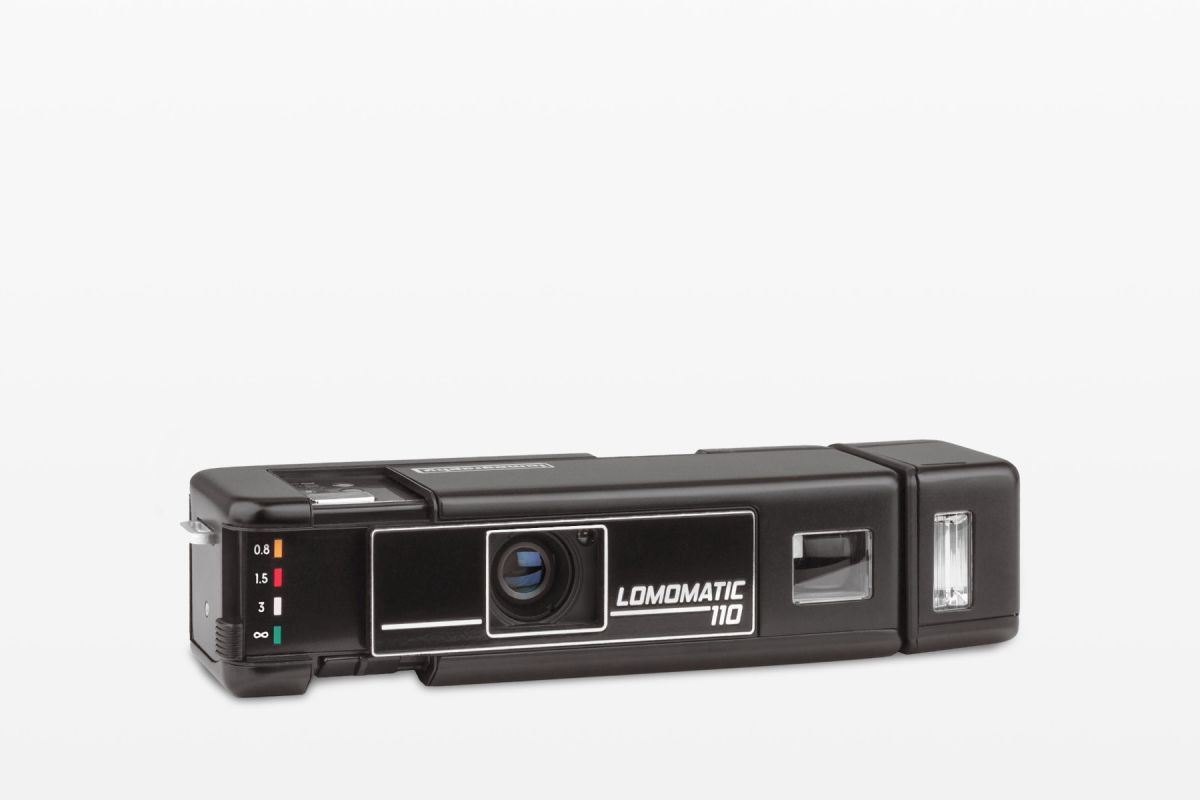 Lomomatic 110 Camera & Flash Metal Nocturne 