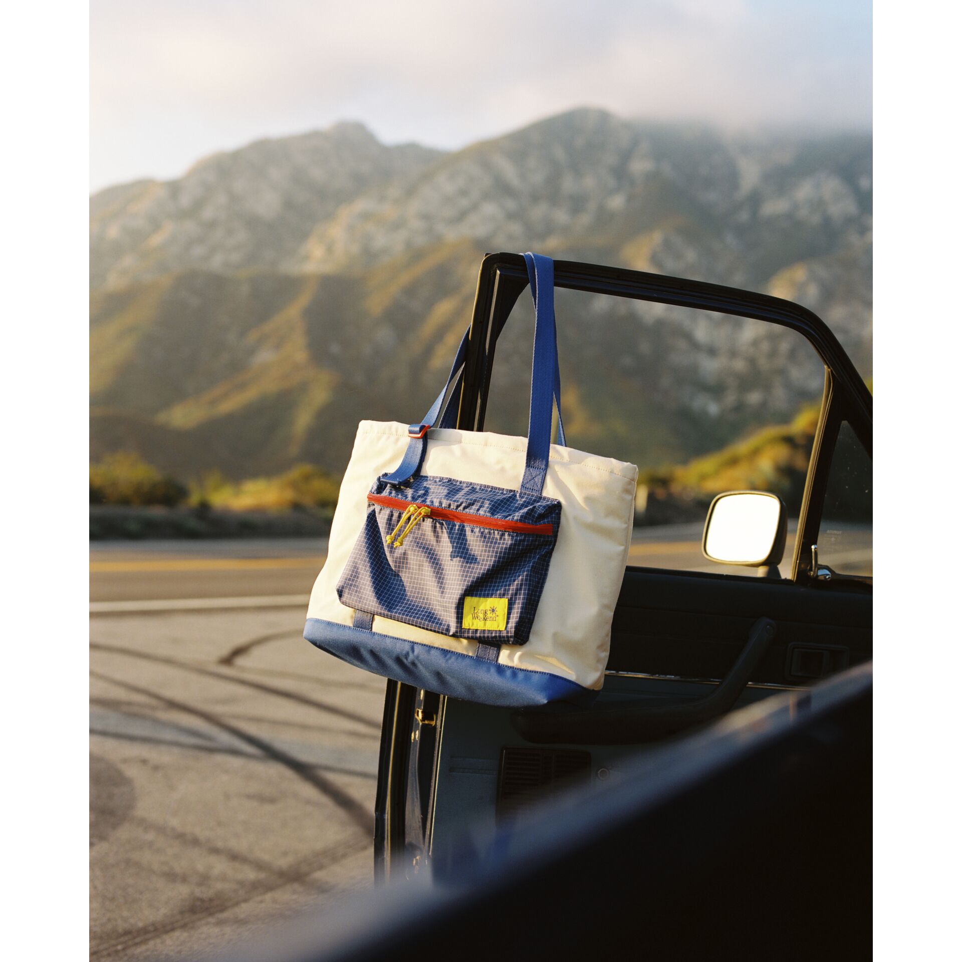 Long Weekend Beacon Tote Cream Multicolor